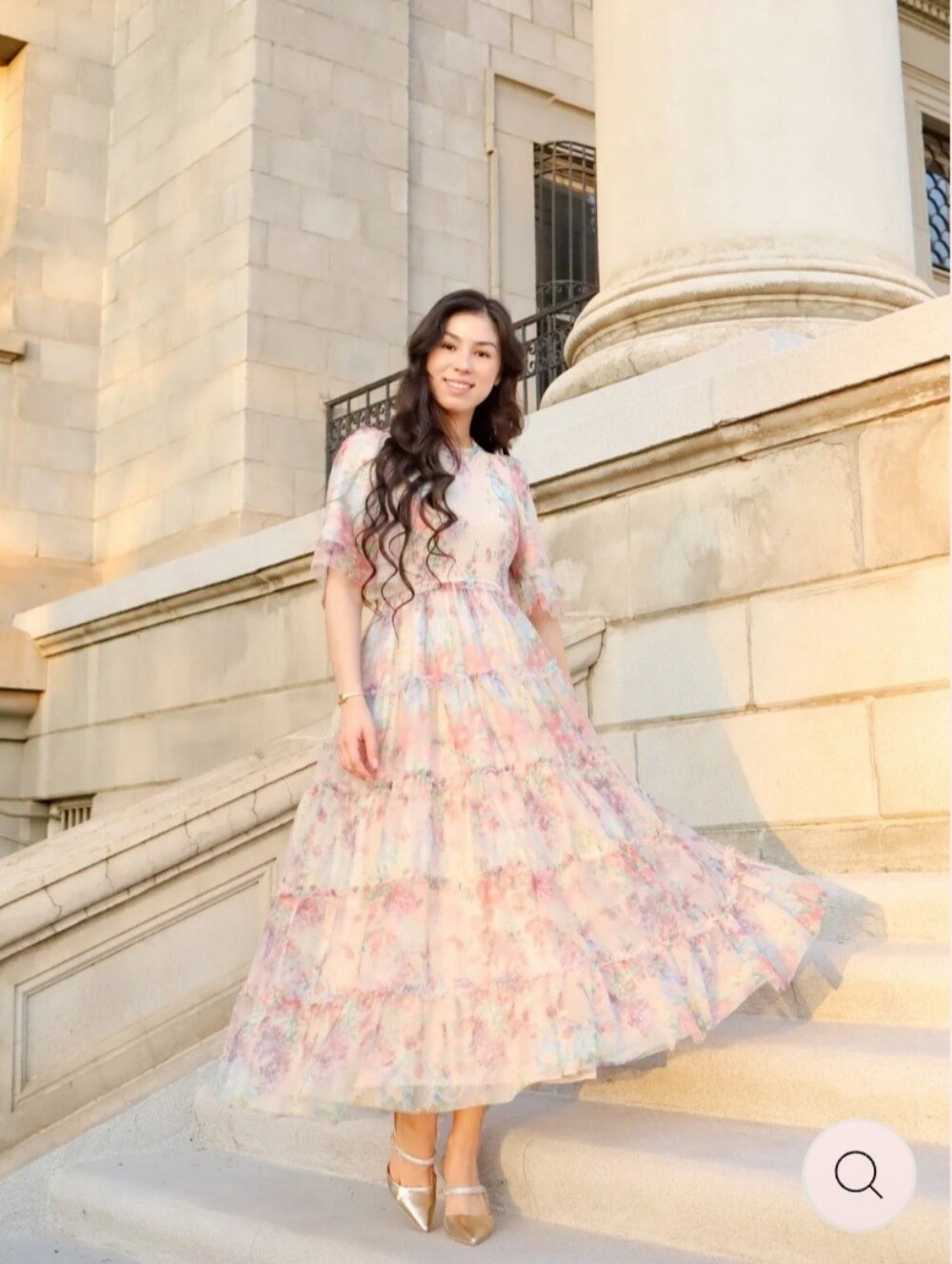 PKC Collection- Vintage Romance Dress - Ivory Garden